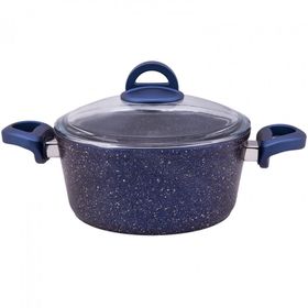Emsan Premium Blue Pearl 7 Parça Granit Tencere Seti