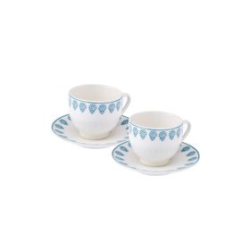 Emsan Sierra New Bone 2 Kişilik 90 ml Mavi Kahve Fincan Takımı
