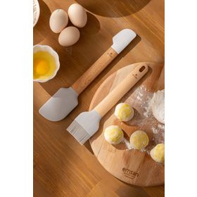 Emsan Soft Silikon Fırça Spatula Seti