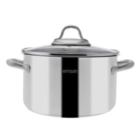 Emsan Steel Force 18 cm 2.2 lt Derin Tencere