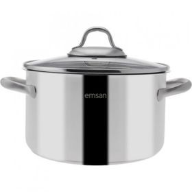 Emsan Steel Force 22 cm Derin Tencere