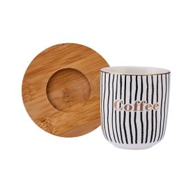Emsan Tinycoffe 2 Parça New Bone 200 ml Siyah Kupa Seti