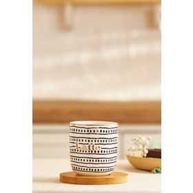 Emsan Tinylatte 2 Parça New Bone 200 ml Siyah Kupa Seti