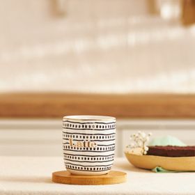 Emsan Tinylatte 2 Parça New Bone 200 ml Siyah Kupa Seti