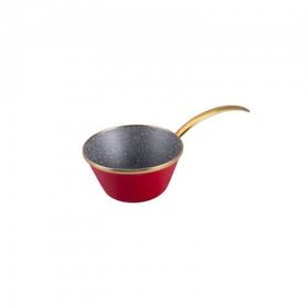 Emsan Troy Emaye Siyah-Kırmızı-Beyaz 14 cm Sosluk