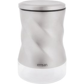 Emsan Twister Çelik Küçük Boy Gümüş 630 ml Kavanoz
