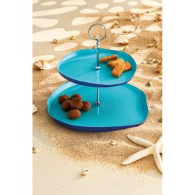 Emsan Voyage 28 cm / 21 cm Cam Katlı Kurabiyelik