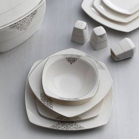 Emsan Yasemin 60 Parça 12 Kişilik Platin Yemek Takımı