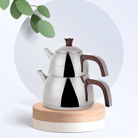 Emsan Yudum İndüksiyon Tabanlı Wood Çaydanlık