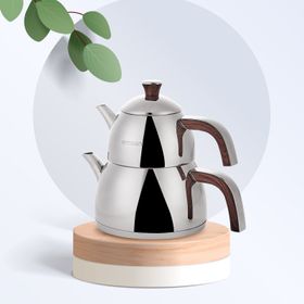 Emsan Yudum İndüksiyon Tabanlı Wood Çaydanlık