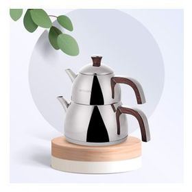 Emsan Yudum İndüksiyon Tabanlı Wood Çaydanlık