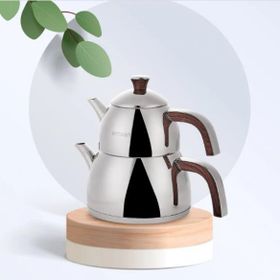 Emsan Yudum İndüksiyon Tabanlı Wood Çaydanlık
