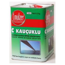 Emülzer C Kauçuklu Yeşil Su Yalıtım Zifti