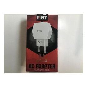 Emy MY-261 2.1 Mah 2 USB Şarj Kafası + Şarj Kablosu