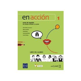 EN ACCION 1 LIBRO DEL ALUMNO (DERS KITABI + CD) İSPANYOLCA TEMEL VE ORTA-ALT SEVIYE - ELENA VERDIA