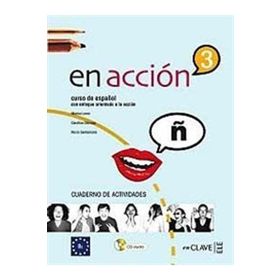 EN ACCION 3 CUADERNO DE ACTIVIDADES (ETKINLIK KITABI + D) İSPANYOLCA ORTA-ÜST SEVIYE - CAROLINA OSINAGA;MARISA LOMO;ROCIO SANTAMARIA