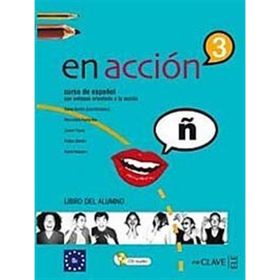 EN ACCION 3 LIBRO DEL ALUMNO (DERS KITABI + 2 CD) İSPANYOLCA ORTA-ÜST SEVIYE - ELENA VERDIA