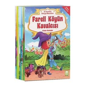 En Sevilen Dünya Masalları 10 Kitap Takım Büyük Boy - kollektif