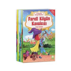 En Sevilen Dünya Masalları 10 Kitap Takım Büyük Boy - kollektif