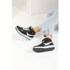 En7 2185 Beyaz Siyah Unisex Spor Ayakkabı