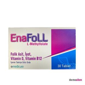 EnaFoLL L-Methylfolate Folik Asit 30 Tablet