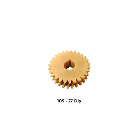 Enazon 105 mm 27 Diş Hamur Yoğurma Makinesi Kestamit Dişlisi