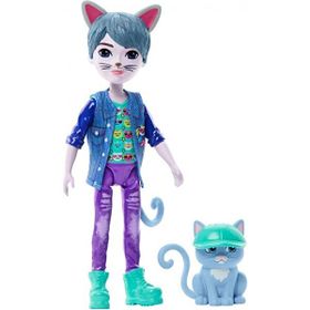 Enchantımals Cole Cat Popüler Karakter Bebekler