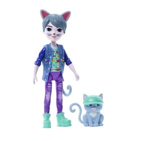Enchantımals Cole Cat Popüler Karakter Bebekler
