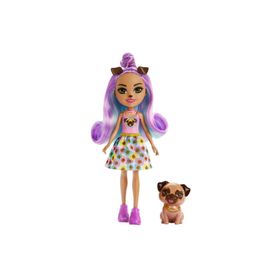 Enchantimals FNH22-HKN11 Enchantimals Pug Penna ve Trusty Popüler Karakter Bebekler