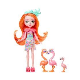 Enchantimals FNH22-HRX85 Popüler Karakter Bebekler Spring Flamingo