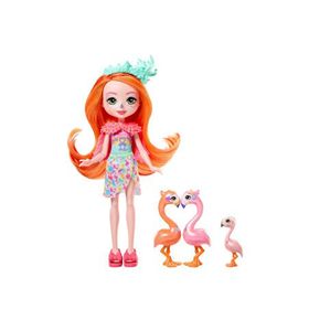 Enchantimals FNH22-HRX85 Popüler Karakter Bebekler Spring Flamingo