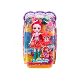 Enchantimals FNH22-HXB97 Texie Tiger ve Sabre Popüler Karakter Bebekler