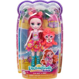 Enchantimals FNH22-HXB97 Texie Tiger ve Sabre Popüler Karakter Bebekler
