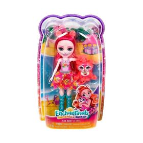 Enchantimals FNH22-HXB97 Texie Tiger ve Sabre Popüler Karakter Bebekler