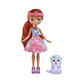 Enchantimals FNH22-HXB98 Oneda Otter Kelpie Karakter Bebekler