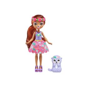 Enchantimals FNH22-HXB98 Oneda Otter Kelpie Karakter Bebekler
