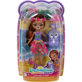 Enchantimals FNH22-HXB98 Oneda Otter Kelpie Karakter Bebekler