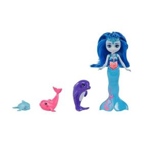 Enchantimals GJX43 Dorinda Dolphin Aile Serileri Oyun Seti