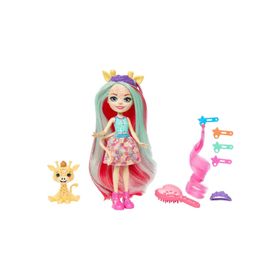 Enchantimals HNV29 Zürafa Gillian ve Pawl İle Aksesuarları