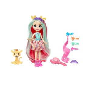 Enchantimals HNV29 Zürafa Gillian ve Pawl İle Aksesuarları