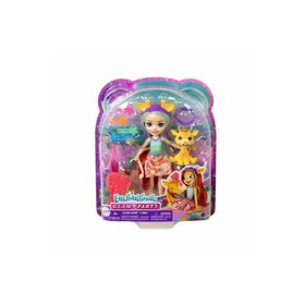 Enchantimals HNV29 Zürafa Gillian ve Pawl İle Aksesuarları