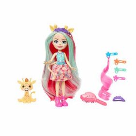 Enchantimals HNV29 Zürafa Gillian ve Pawl İle Aksesuarları
