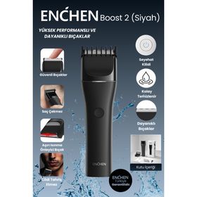 Enchen Boost2 Siyah Saç Sakal Kesme Makinesi