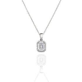ENCİLİ SİLVER 925 Ayar Swarovski Model Gümüş Kolye