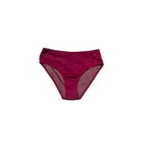 Endeep EP21761 Kadın Büyük Beden Kalın Kenarlı Bordo Bikini Altı