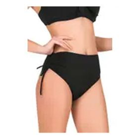 Endeep EP22012 Kadın Yüksek Bel Yan Büzgülü Ipli Bikini