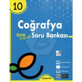 Endemik Yayınları 10.Sınıf Coğrafya Soru Bankası