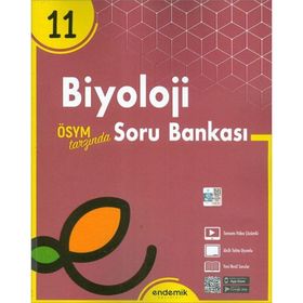 Endemik Yayınları 2022 11. Sınıf Biyoloji Soru Bankası