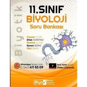 Endemik Yayınları 2022 11. Sınıf Biyoloji Soru Bankası