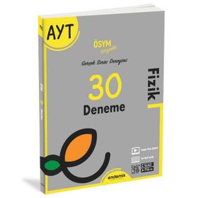 Endemik Yayınları 2022 AYT Fizik 30 Deneme Sınavı